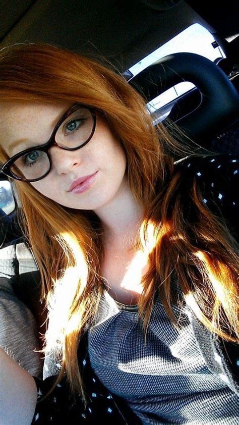 Pin By Prospero Lavey On Cute Redheads Wearing Glasses Red Haired