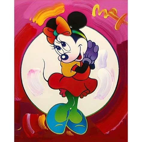 Peter Max Disney Minnie Mouse Canvas Art Print