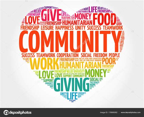Community Word Cloud Stock Vector Image By ©dizanna 178995082
