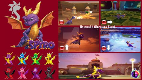 Spyro The Dragon Super Smash Bros Moveset By Hyrule64 On Deviantart