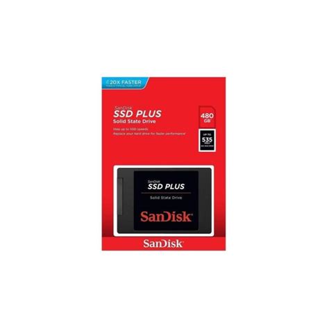 Sandisk Ssd Plus 25 480gb Sata Iii 480g Internal Solid State Drive