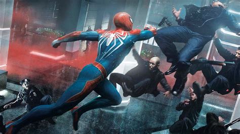 Spiderman Ps4 Fight 4k Wallpaperhd Games Wallpapers4k Wallpapers