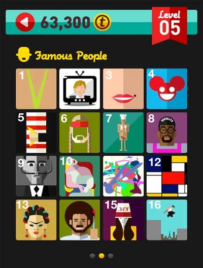 Iconpopquiz Cheats And Solutions Icon Pop Quiz Answers Famous People