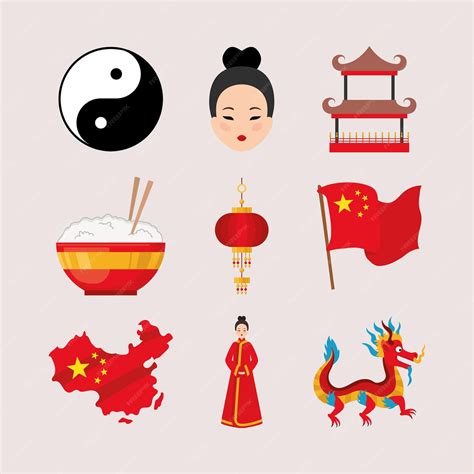 Premium Vector Chinese Culture Elements