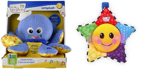 Baby Einstein Octoplush Toy And Star Bright Symphony Toy For Kids 2 Pack
