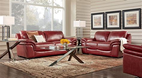 Best Red Leather Living Room Set Epic Red Leather Living Room Set 15