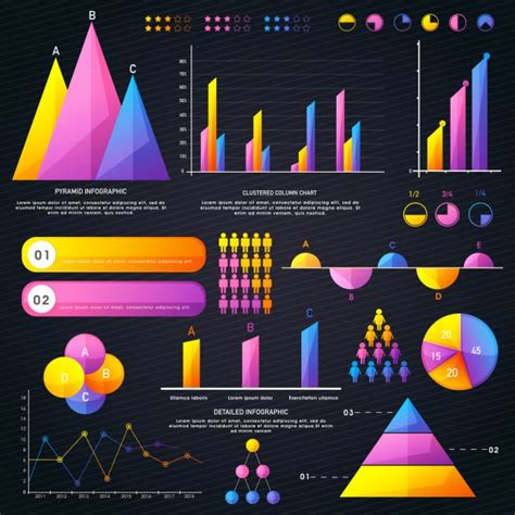 Collection Of Business Infographics Elements Stock Vector Image By