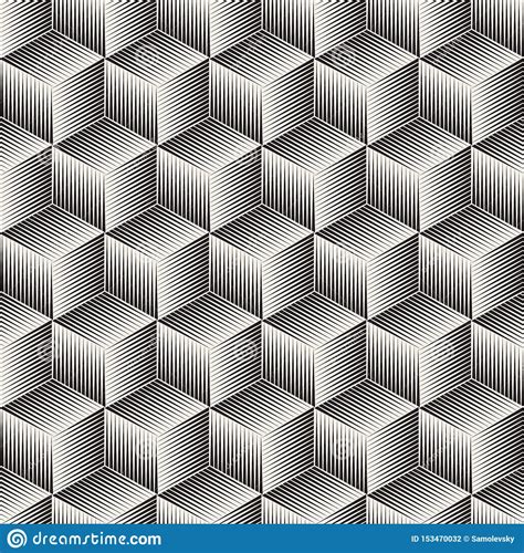 Vector Seamless Lines Mosaic Pattern Modern Stylish Abstract Texture