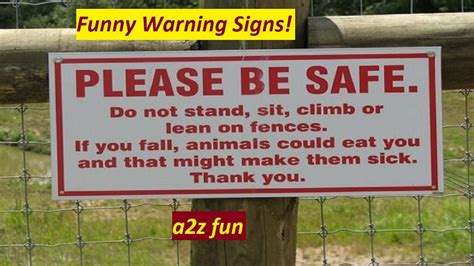 15 Funny Warning Signs Around The World Ll Strange Signs And