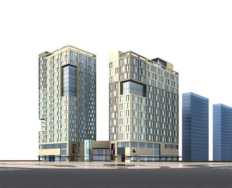 Commercial Building 3d Model Cgtrader