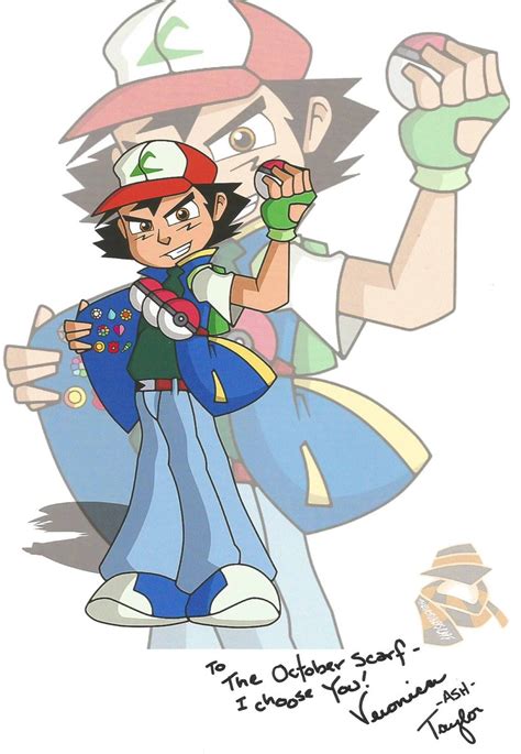 Signed Ash Ketchum By Theoctoberscarf On Newgrounds