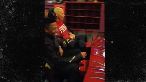 Nick Cannon And Amber Rose Alone At Last