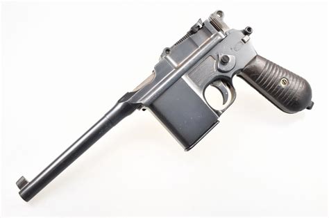 Wk Ii Pistole Mauser C96 Mod 712 Schnellfeuer Im Kal 763mm Maus
