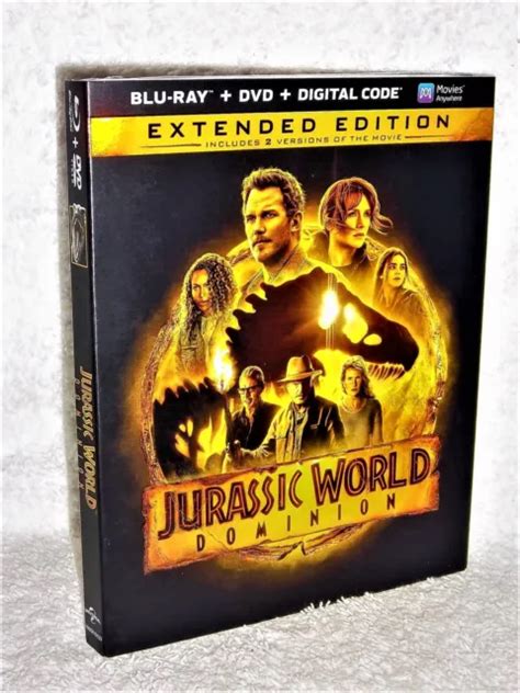 Jurassic World Dominion Blu Raydvd 2022 New Chris Pratt Bryce Dallas Howard 3299 Picclick