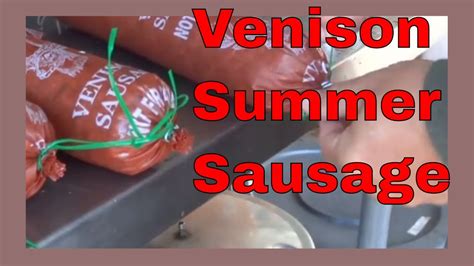 How To Make Venison Summer Sausage Start To Finish Youtube