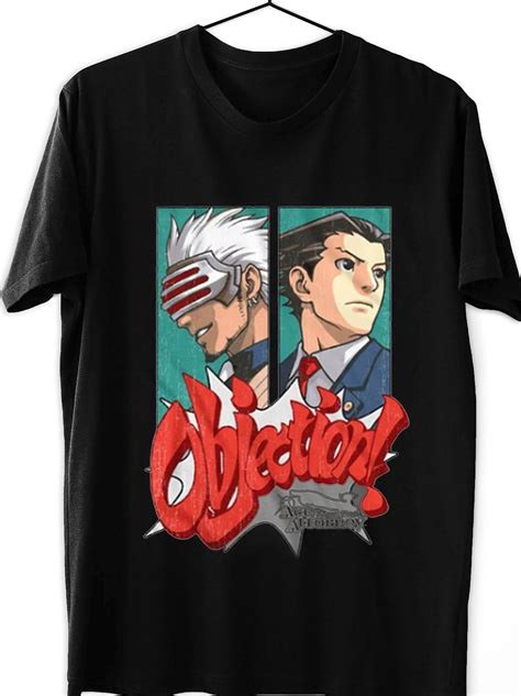 Ace Attorney Objection Ace Attorney Shirt Ace Attorney T Etsy