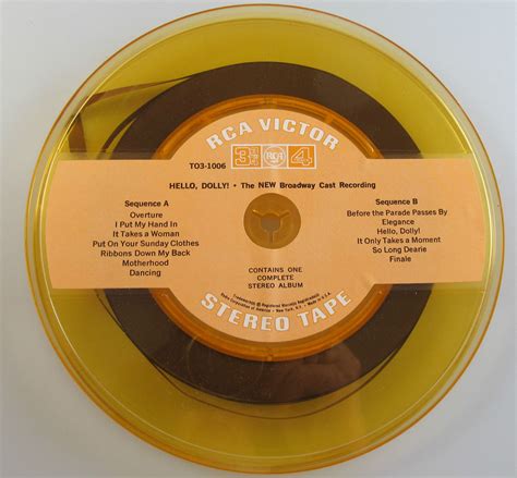 Rca Victor Stereo Tape Contains One Complete Album New Broadway Cast