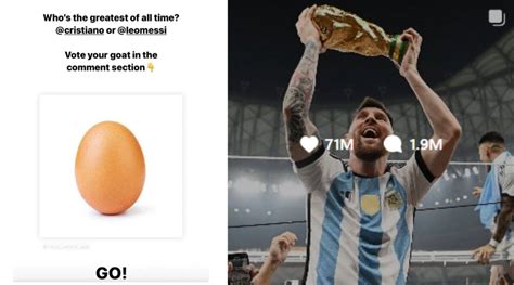 Lionel Messis World Cup Winning Note Overtakes Instagram Egg Post
