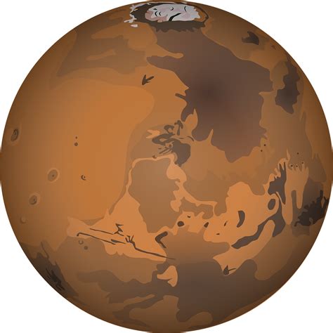 Download Mars Planets Red Planet Royalty Free Vector Graphic Pixabay