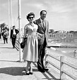 Henry Fonda and his fourth wife, Baroness Afdera Franchetti, on the ...