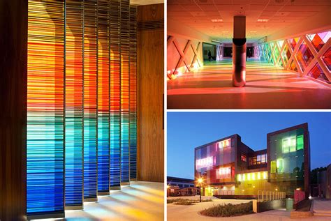 10 Examples Of Colored Glass Found In Modern Architecture And Interior Design Contemporist