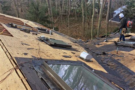 Roof Example Nj Cracked Rafter Repair And Roof Replacement Asch Nj