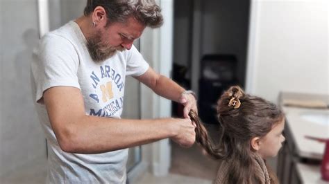 Dad Cuts Daughters Hair Youtube