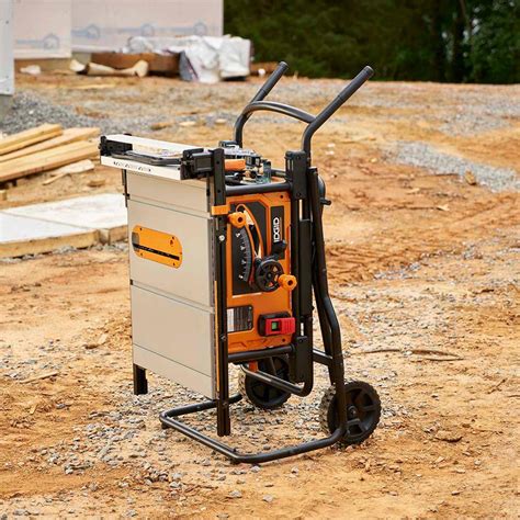 Ridgid R4550 10 In Table Saw With Folding Stand