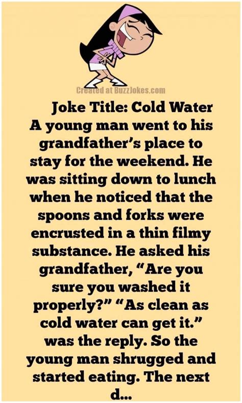 Funny Clean Joke Of The Day Young Man Vs Grandfather In 2021 Short