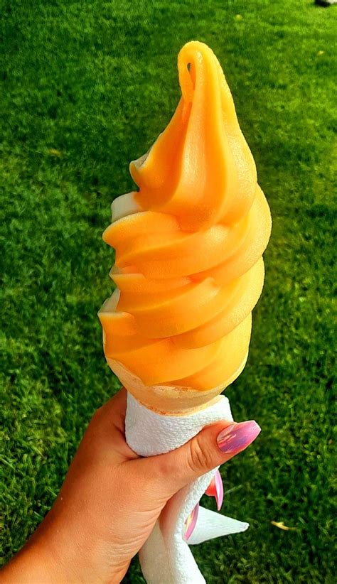 Ice Cream Ice Cream Inspiration Orange Ice Cream Soft Serve Ice Cream
