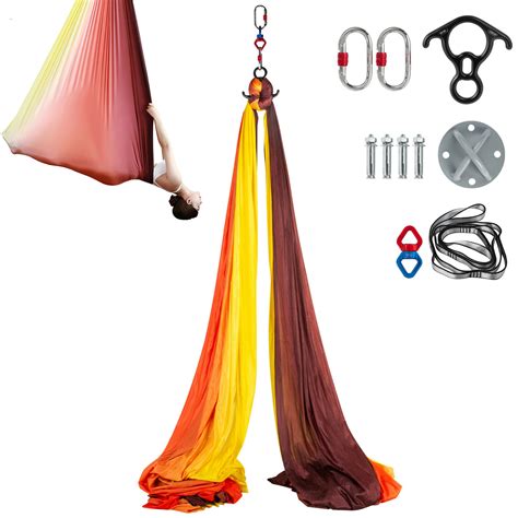 VEVOR VEVOR M Aerial Silks Long Yoga Swing Kit Yoga Hammock Flying Dance Aerial Yoga Yoga