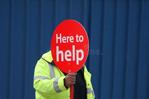 Here To Help Stock Image Image Of Assistant Sign Stuartkey 457859