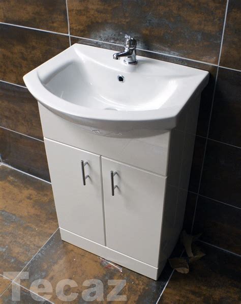 The wooden vanity countertop runs this floorstanding basin unit incorporates a drainage area at each side for placing down wet. Moritz Paris 550mm Vanity Unit and Basin Sink Cupboard ...