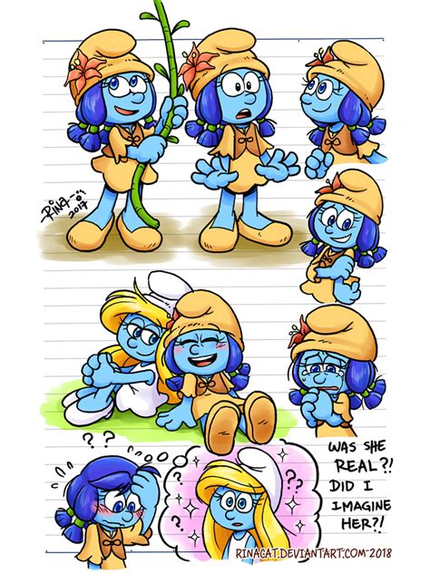 Smurfs Smurflily Doodles By Rinacat On Deviantart