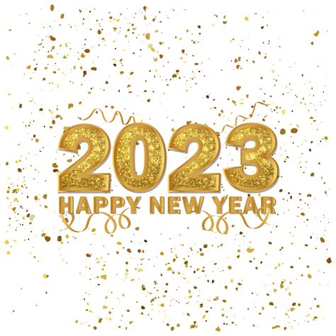 Happy New Year 2023 Transparent Background 14313279 Png