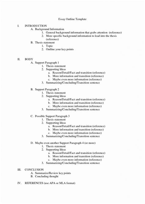 Apa Research Paper Outline Template ~ Addictionary