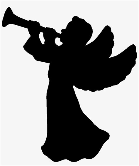 Christmas Silhouettes Png Free Christmas Angel Silhouette Png Image