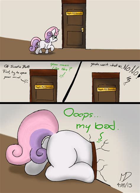 How Sweetie Belle Became A Giant By Made In Donuts On Deviantart
