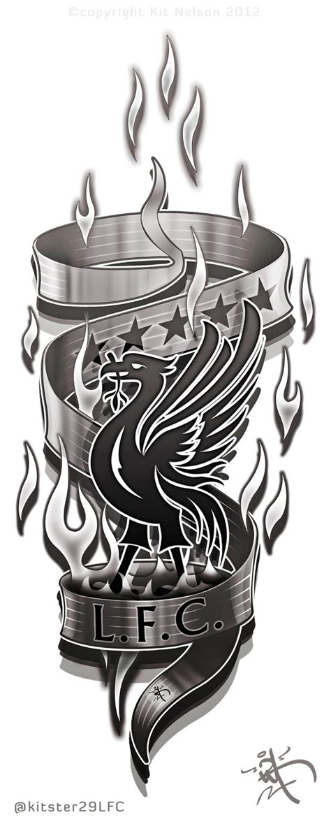 Fc liverpool (60's logo) logo. Liverpool football club leg tattoo | Tattoo Lawas