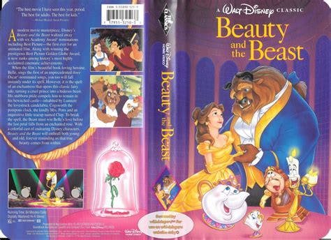 Beauty And The Beast Walt Disney Classic Black Diamond Vhs Video Ntsc