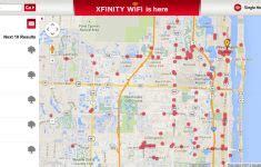 Comcast Turns On Xfinity Wifi Hotspots In Florida Business Wire Comcast Service Area Map