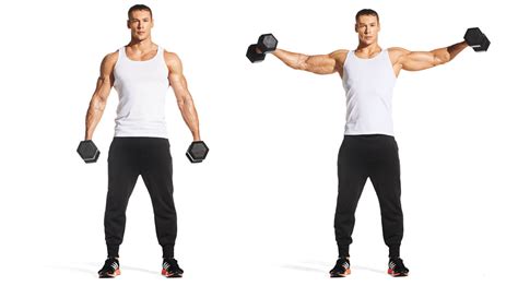 Standing Lateral Raise Exercise Video Guide Muscle And Fitness