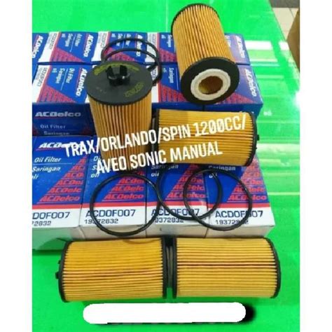 Jual Filter Oli Chevrolet Trax Cruze Orlando Spin 1200cc Aveo New Sonic