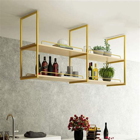 Look through ceiling mounted shelves pictures in different colors and styles and when you find some ceiling mounted shelves that inspires you, save it to an ideabook or contact the pro who made them. Amazon.com: Retro Ceiling-Type Solid Wood and Iron Wall ...