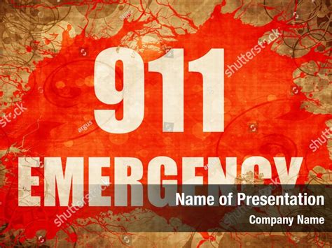 911 Emergency Powerpoint Template 911 Emergency Powerpoint Background