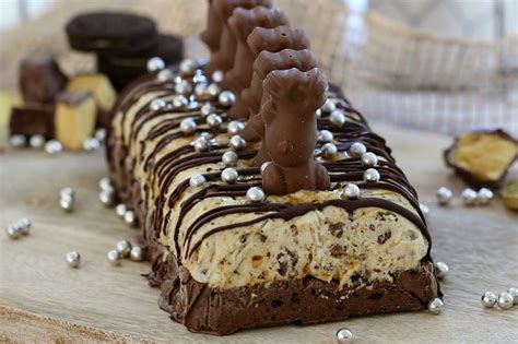 Super Easy Chocolate Caramel And Honeycomb Ice Cream Cake