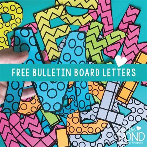 Throw a glance at the provided themes and settle on the products to fit your business or personal website. Printable Bulletin Board Letters | Bulletin board letters, Bulletin boards, Classroom organisation
