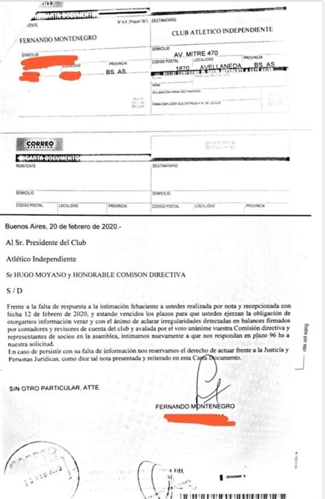 Carta Documento A Las Autoridades Del Cai Puro Sentimiento Rojo Psr