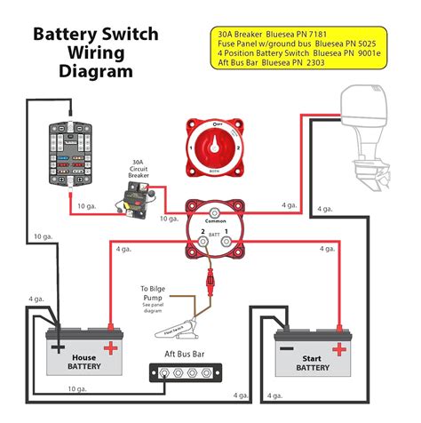 Dual Battery Switch Wiring Diagram Cadician S Blog