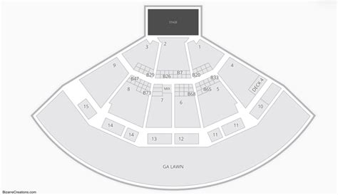 Pnc Music Pavilion Nc Seating Chart